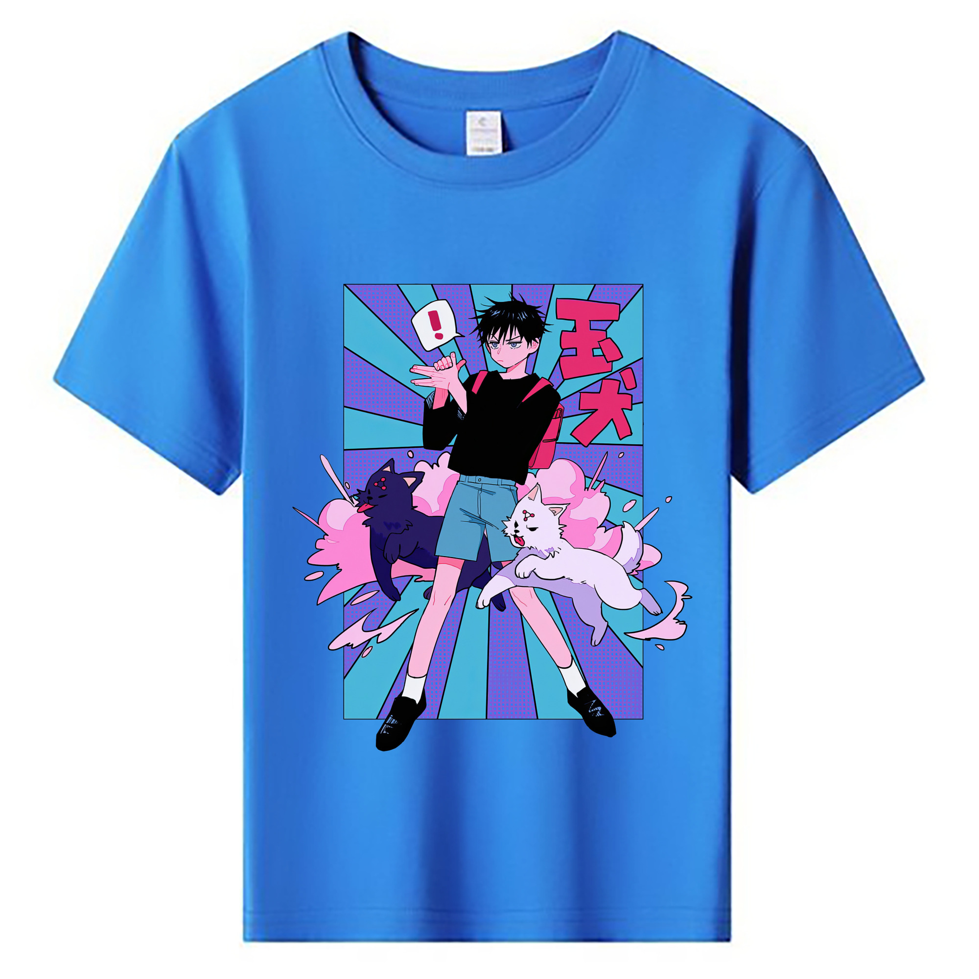 （画像用） 呪術廻戦 Jujutsu Kaisen 綿100％キッズTシャツ（フロントプリント）